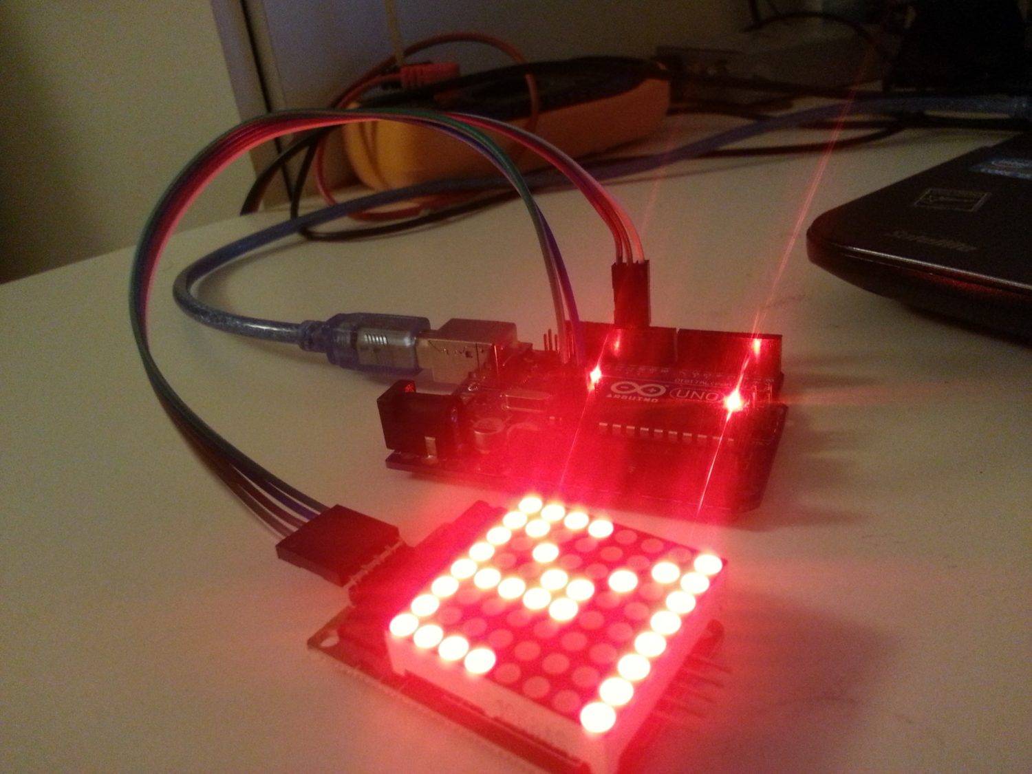 Projet électronique  Gestion d'une matrice des LED avec Arduino - photos projet (1)