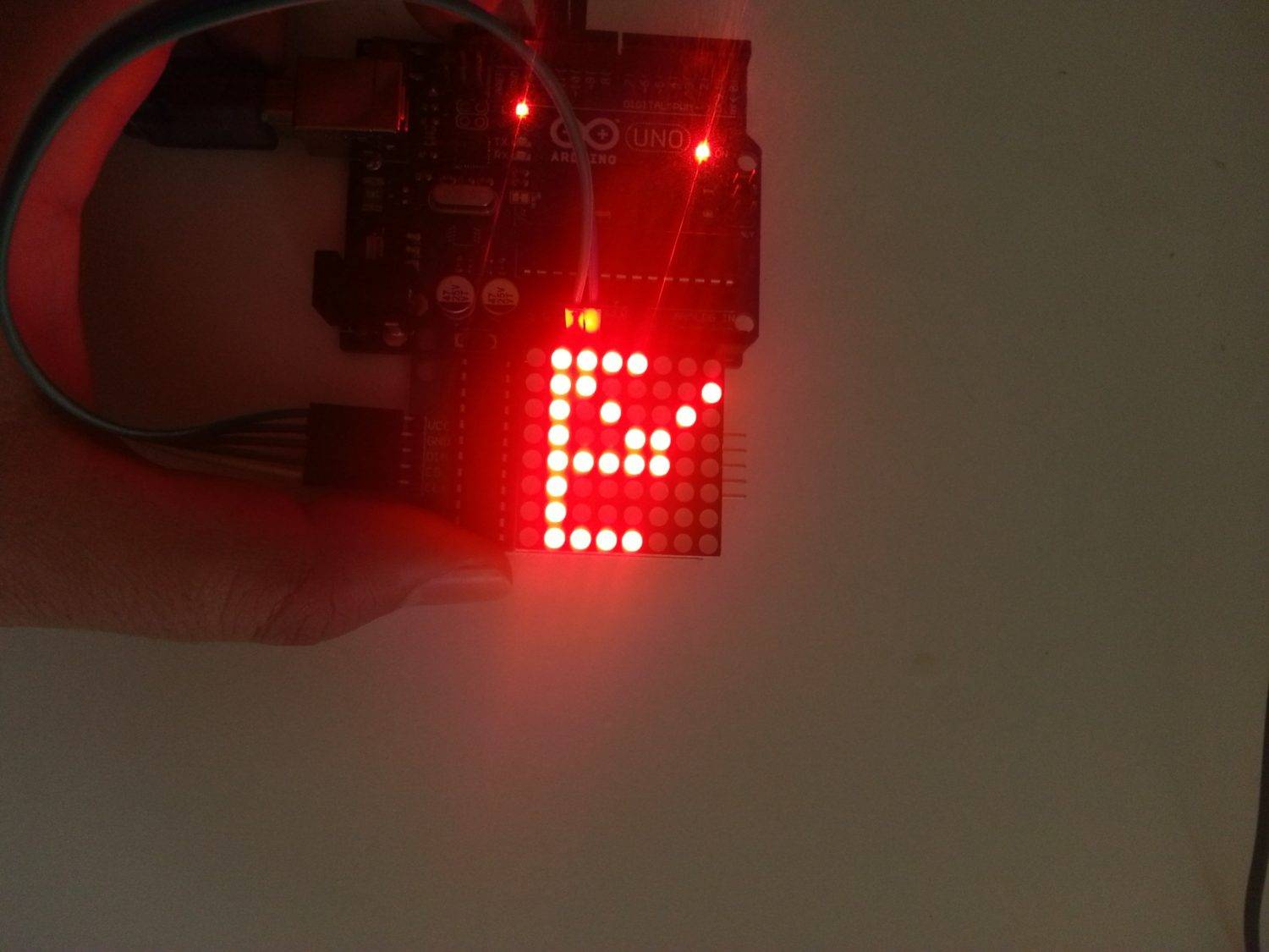 Projet électronique  Gestion d'une matrice des LED avec Arduino - photos projet (7)