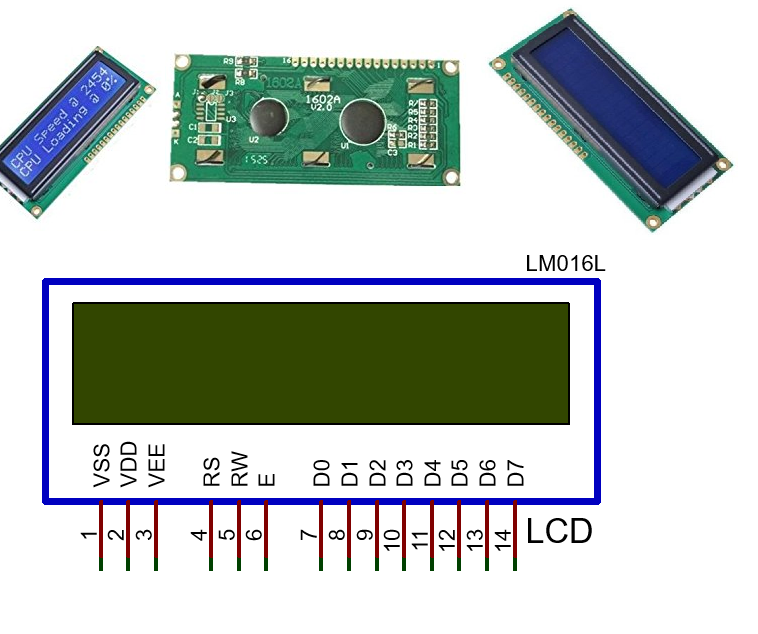 Lcd rus h. ЖК-дисплей: lm016l. LCD экран lm016l. Atmega16 LCD дисплей. Lm016l Proteus.