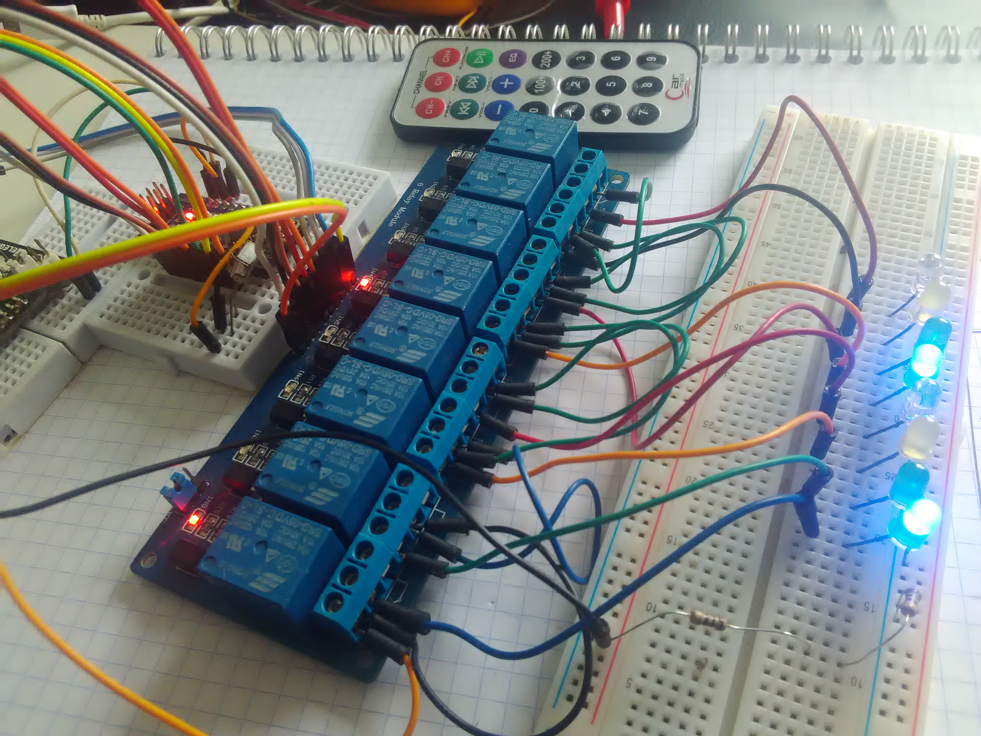 Utilisation d'un module relais multicanal avec Arduino • AranaCorp