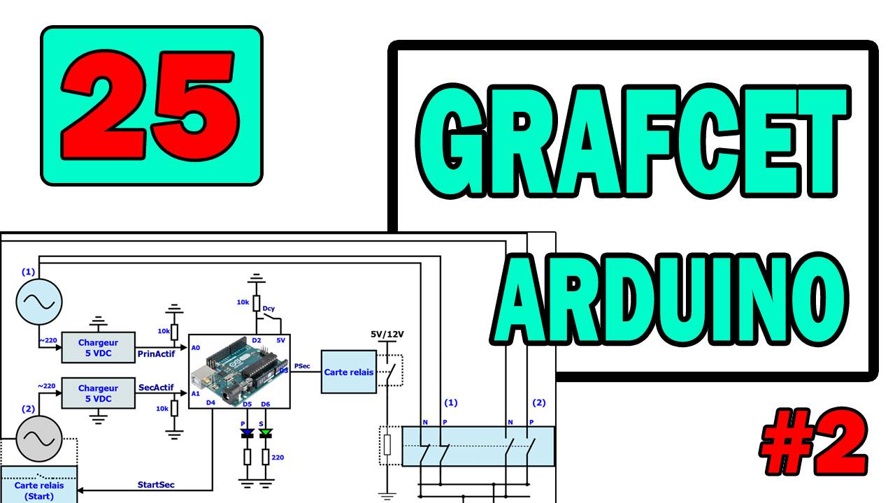 Projet Inverseur de source Réseau de secours Arduino - Partie 2